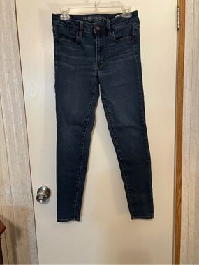 American Eagle Outfitters Women's Dark Indigo Skinny Jeans
